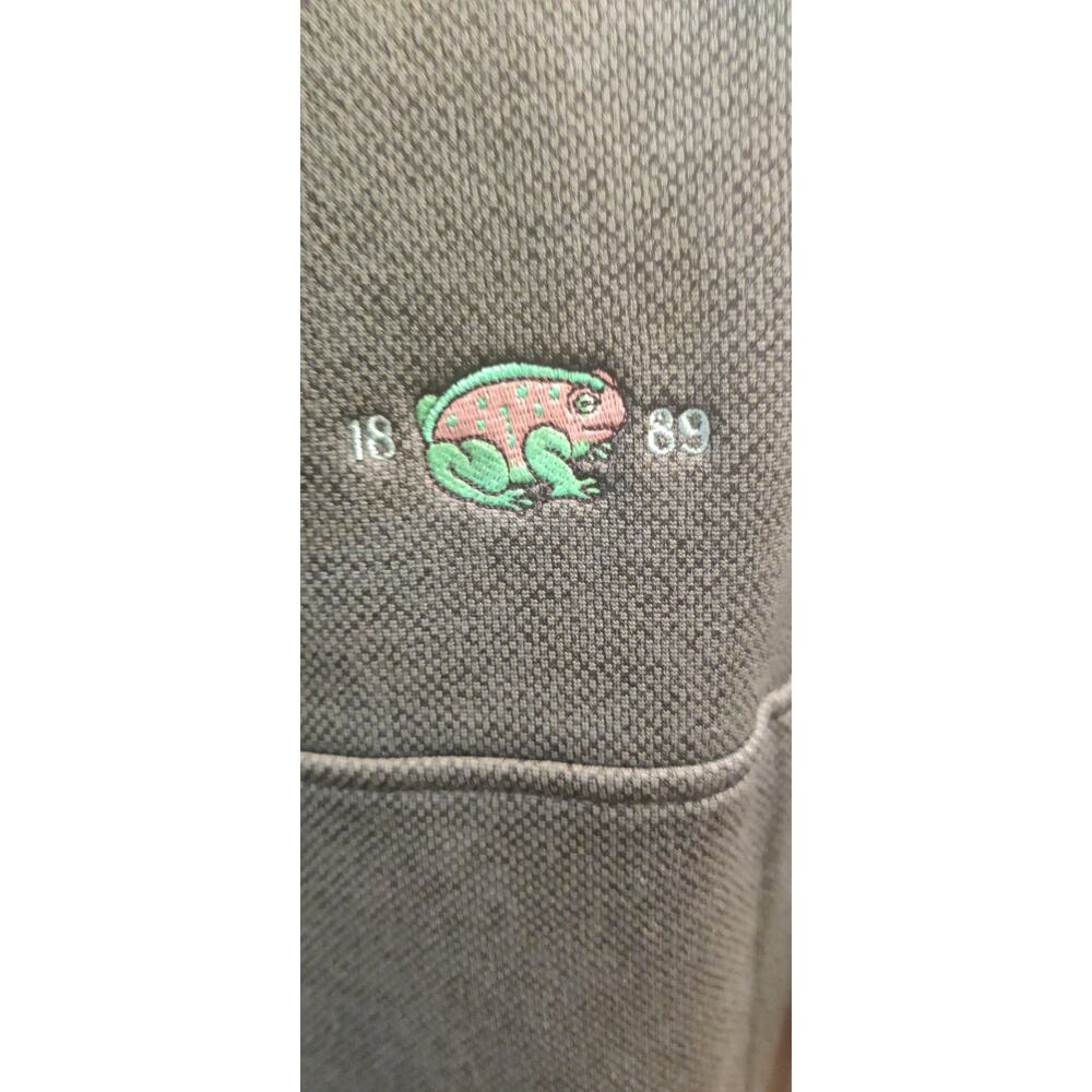 Turtleson Green Hunter Snap Pullover Sweater Flee… - image 4